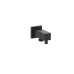 Vogt - Wall Mount Elbow Connector - With Shut-off - Square - EC.01.02.MB - Matte Black (PVD)